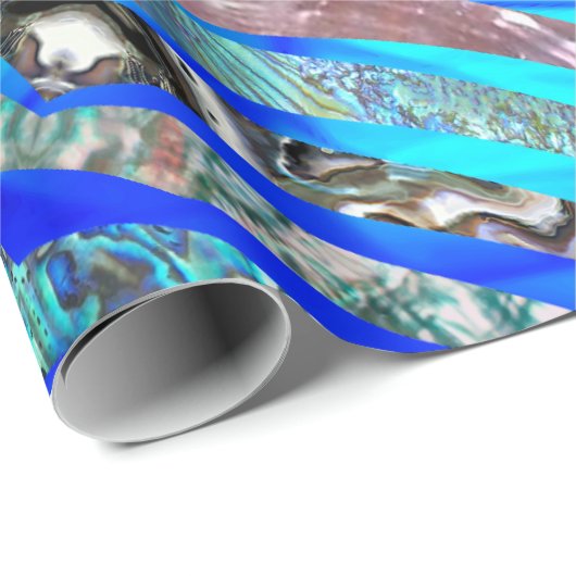 3D Shell ontneemt glanzende interesse Cadeaupapier (Rol Hoek)