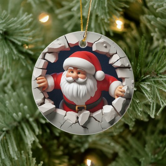 3d Sinterklaas Keramisch Ornament (Boom)