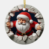 3d Sinterklaas Keramisch Ornament (Voorkant)
