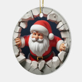 3d Sinterklaas Keramisch Ornament (Links)