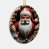 3d Sinterklaas Keramisch Ornament (Rechts)