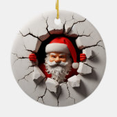 3d Sinterklaas Keramisch Ornament (Achterkant)