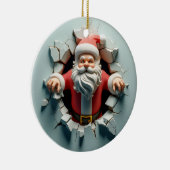 3d Sinterklaas Keramisch Ornament (Rechts)