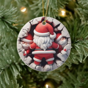 3d Sinterklaas Keramisch Ornament