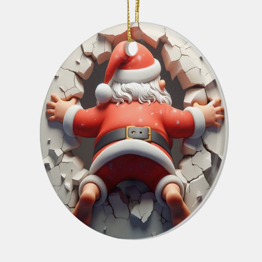 3d Sinterklaas Keramisch Ornament (Links)