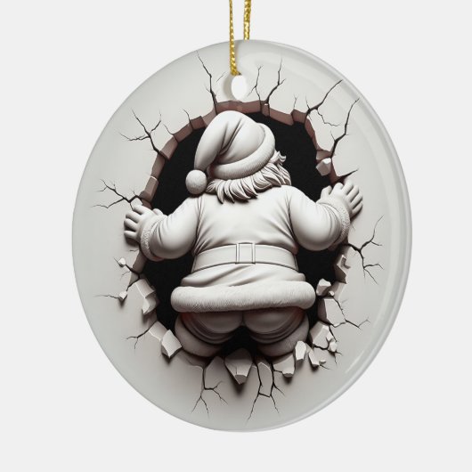 3d Sinterklaas Keramisch Ornament (Links)