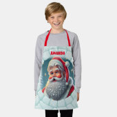 3D Sinterklaas Kerstmis Gepersonaliseerde Kinderen Schort (Gedragen)