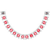 3D Sinterklaas Kerstmis Rode Vakantie Vlaggetjes (Alle)