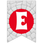 3D Sinterklaas Kerstmis Rode Vakantie Vlaggetjes (Derde vlag)