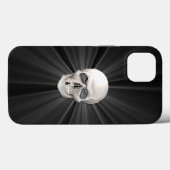 3D Skull-gloeien Case-Mate iPhone Case (Achterkant (horizontaal))