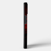 3D Skull in Ggloed Fire Case-Mate iPhone Case (Achterkant / Rechts)