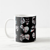 3D Skulls: Aangepaste koffie-Mok Koffiemok (Links)