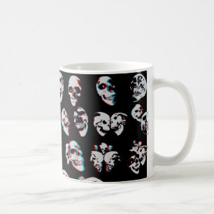 3D Skulls: Aangepaste koffie-Mok Koffiemok