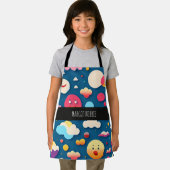 3D Smile Circles Regenboog Patroon Schort (Insitu)
