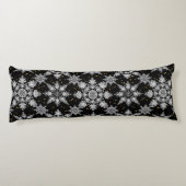 3D sneeuwvlokken Lichaamskussen (Achterkant)