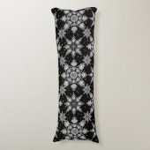 3D sneeuwvlokken Lichaamskussen (Voorkant Verticaal)