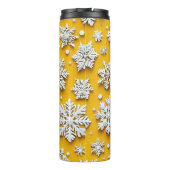 3D-sneeuwvlokken Thermosbeker (Achterkant)