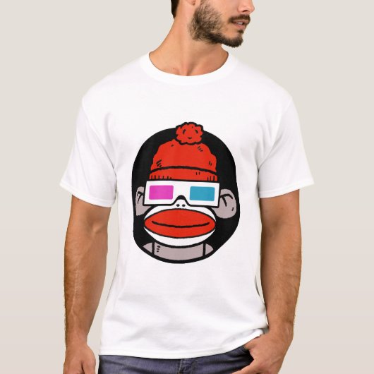 3D Socket Monkey T-shirt (Voorkant)