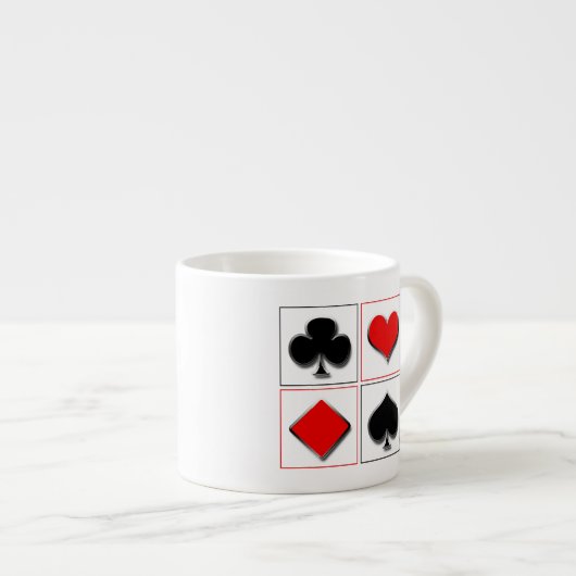 3D-speelkaartpakken Espresso Kop (Voorkant rechts)
