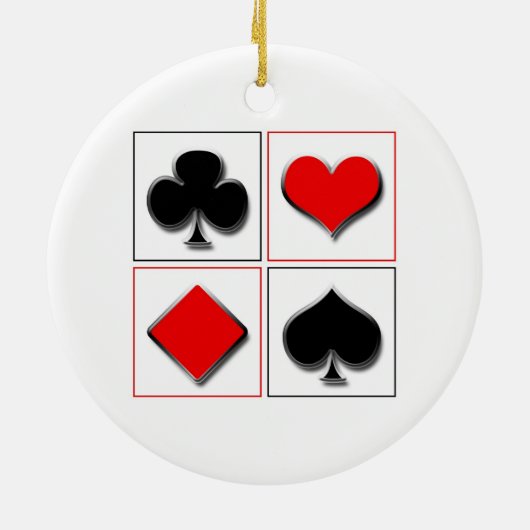3D-speelkaartpakken Keramisch Ornament (Achterkant)