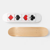 3D-speelkaartpakken Skateboard (Horizontaal)