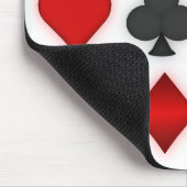 3D-spelkaartgroepen - Witte Muismat (Hoek)