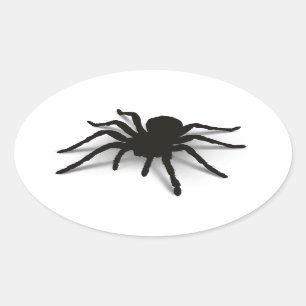 3D-spin Ovale Sticker