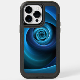 3D Spiraal Blauwe Kleuren Moderne Abstracte Fracta