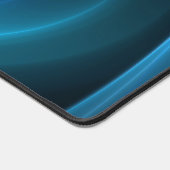 3D Spiraal Blauwe Kleuren Moderne Abstracte Fracta Bureaumat (Hoek)