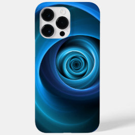 3D Spiraal Blauwe Kleuren Moderne Abstracte Fracta Case-Mate iPhone 14 Pro Max Hoesje