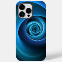 3D Spiraal Blauwe Kleuren Moderne Abstracte Fracta