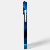 3D Spiraal Blauwe Kleuren Moderne Abstracte Fracta Case-Mate iPhone Case (Achterkant / Links)