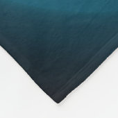 3D Spiraal Blauwe Kleuren Moderne Abstracte Fracta Fleece Deken (Hoek)