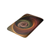 3D Spiral Abstract Warm Colors Modern Fractal Art Badmat (Gekanteld)