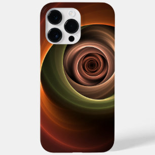 3D Spiral Abstract Warm Colors Modern Fractal Art Case-Mate iPhone 14 Pro Max Hoesje