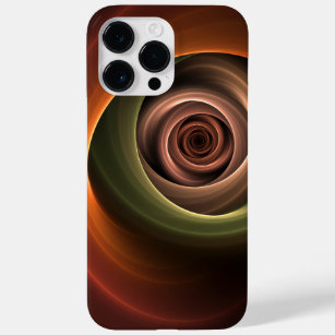3D Spiral Abstract Warm Colors Modern Fractal Art Case-Mate iPhone 14 Pro Max Hoesje