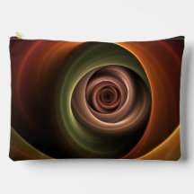 3D Spiral Abstract Warm Colors Modern Fractal Art