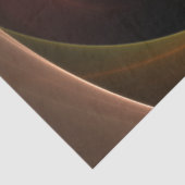 3D Spiral Abstract Warm Colors Modern Fractal Art Tissuepapier (Detail)