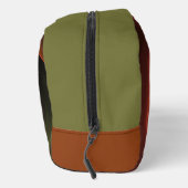 3D Spiral Abstract Warm Colors Modern Fractal Art Toilettasje (Rechts)