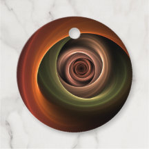 3D Spiral Abstracte Warm Kleuren Modern Art Custom
