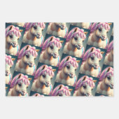 3D Spirit Pony 1 Inpakpapier Vel (Voorkant 3)