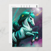 3D Spirit Pony 24 Briefkaart (Voorkant / Achterkant)