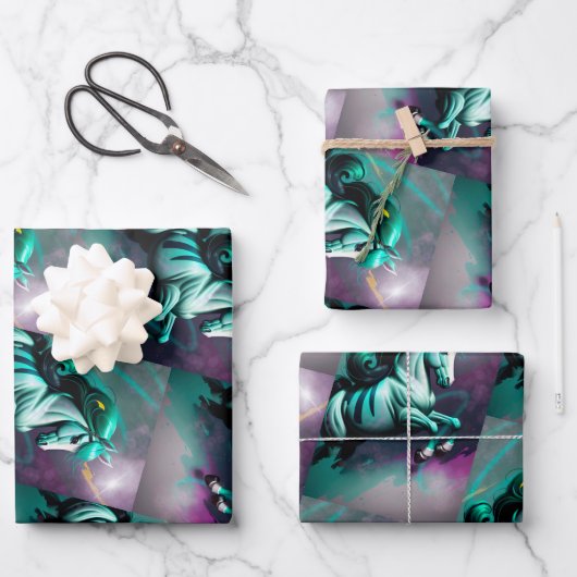 3D Spirit Pony 24 Inpakpapier Vel (Voorkant)