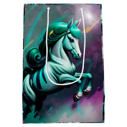 3D Spirit Pony 24 Medium Cadeauzakje (Achterkant)