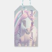 3D Spirit Pony 2 Cadeaulabel (Achterkant)