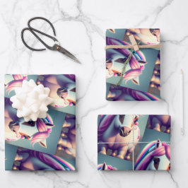 3D Spirit Pony 2 Inpakpapier Vel