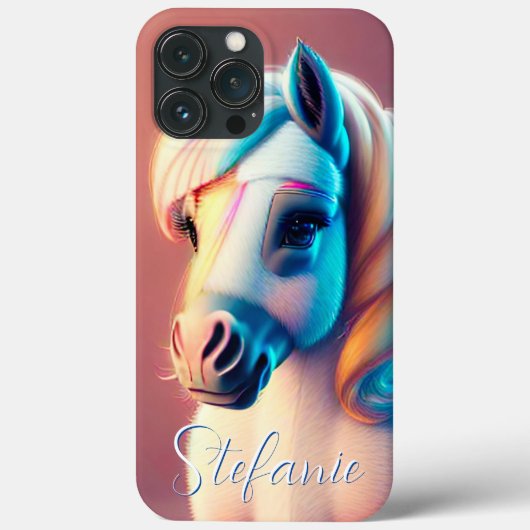 3D Spirit Pony 3 Case-Mate iPhone Case (Achterkant)