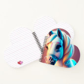 3D Spirit Pony 3 Hart Notitieboek (Binnen)