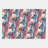 3D Spirit Pony 3 Inpakpapier Vel (Voorkant 3)