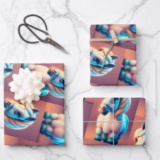 3D Spirit Pony 3 Inpakpapier Vel